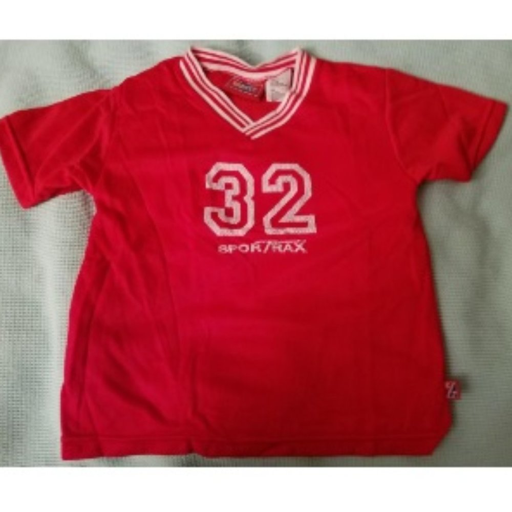 NEW Boys SporTrax Top Jersey with Number 32 on it (Size: Junior Boys 7)